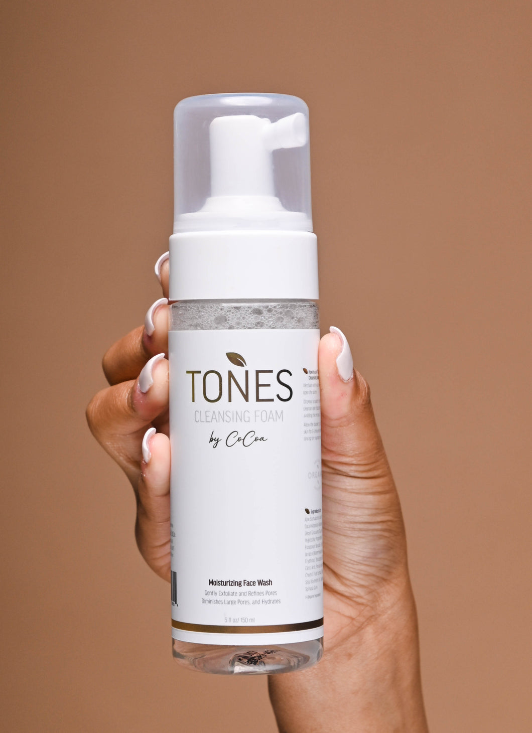 Tones By Cocoa™ Cleansing Foam with Aloe Vera - Alpha-hydroxy Acids + Cherry & Watermelon Extract