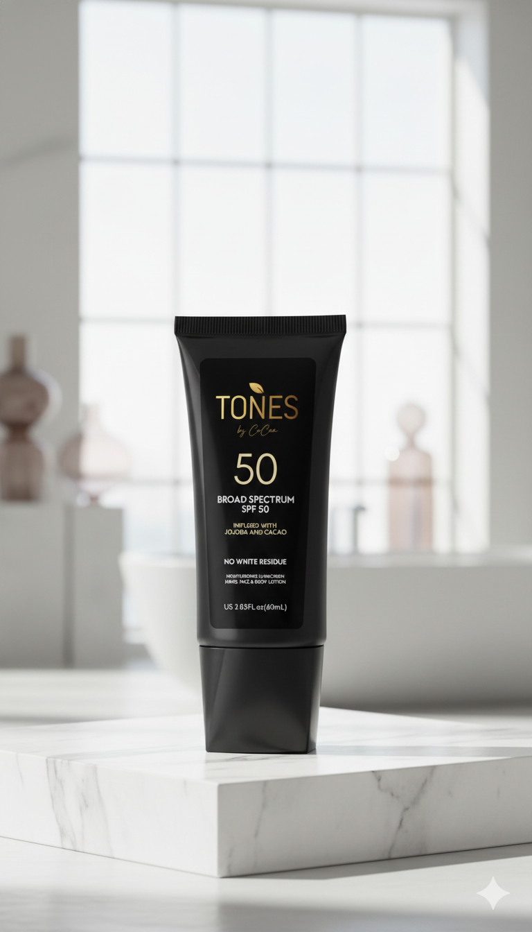 SPF 50 Broad Spectrum Sunscreen + Jojoba + Cacao Oil