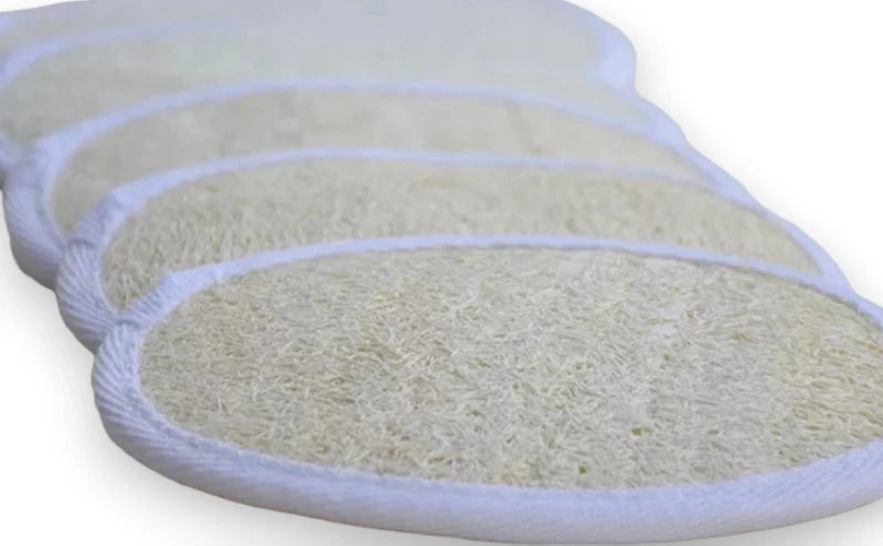 Exfoliating Natural Loofah Pads