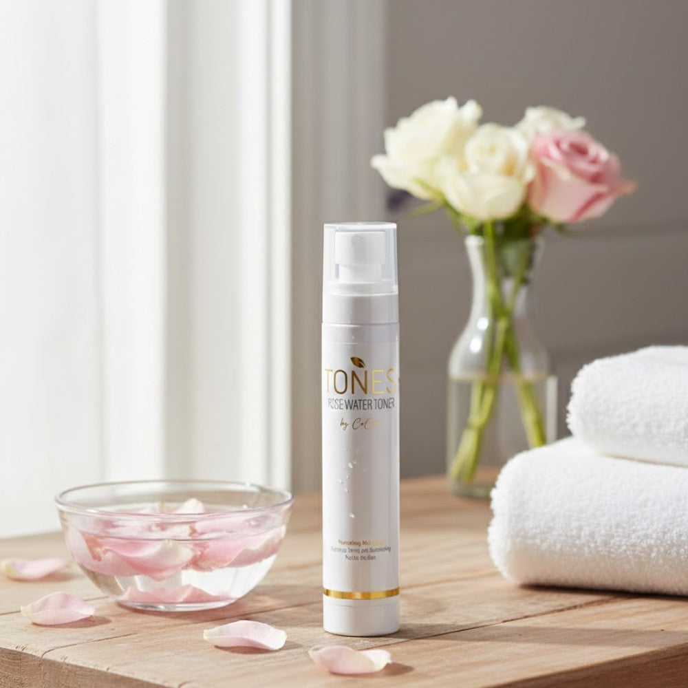 Rose Water + Mallow Flower Toner Mist – Tones by Cocoa