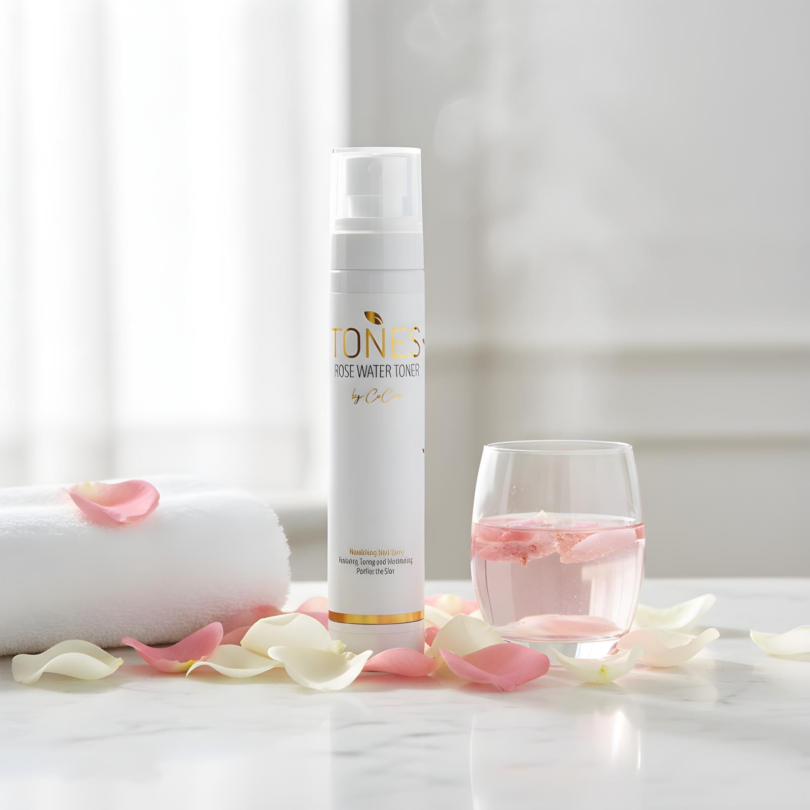 Rose Water + Mallow Flower Toner Mist – Tones by Cocoa